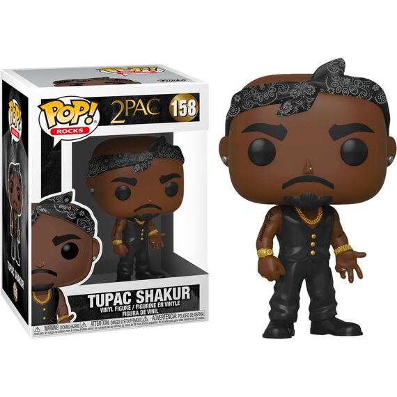 2PAC - POP N° 158 - Tupac Shakur - Vest w/Bandana