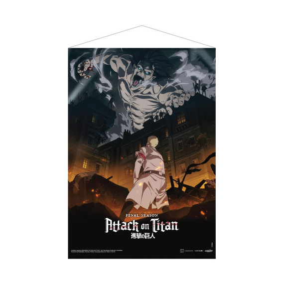 ATTACK ON TITAN : THE FINAL SEASON - Visual 1 - Wallscroll 50X70cm