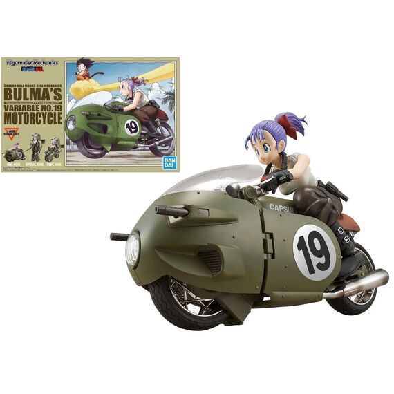 DRAGON BALL - Model Kit - Bulma's Variable No. 19 Motorcycle