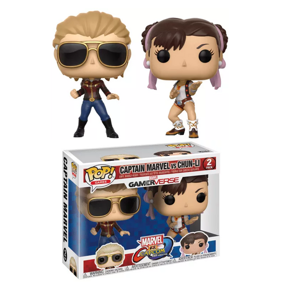 MARVEL Vs CAPCOM - POP 2-Pack - Captain Marvel Vs Chun-Li