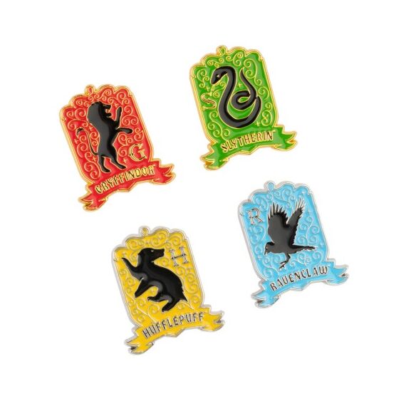 HARRY POTTER - The 4 Houses - Set of 4 Pin's