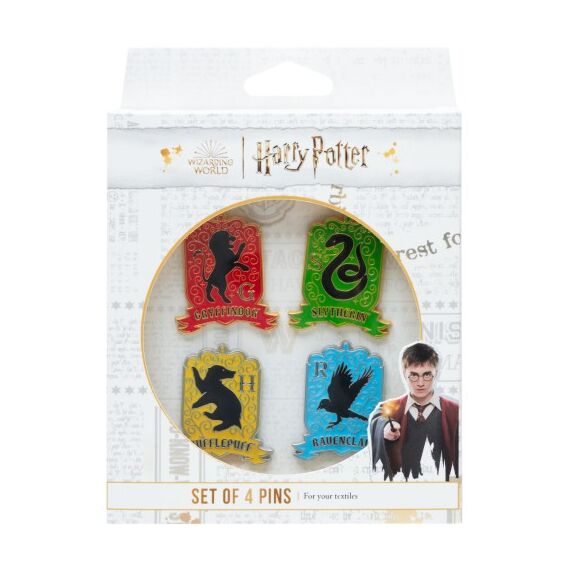 HARRY POTTER - The 4 Houses - Set of 4 Pin's