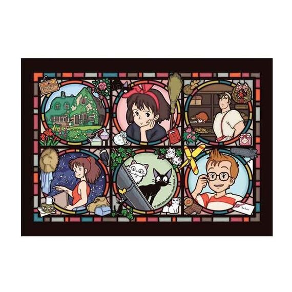 KIKI'S DELIVERY SERVICE - Characters - Stained Glass Puzzle 208P