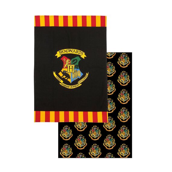 HARRY POTTER - Hogwarts - Twin tea towel pack