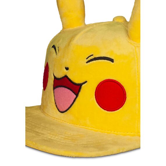 POKEMON - Pikachu Extremely Happy - Plush Premium Snapback
