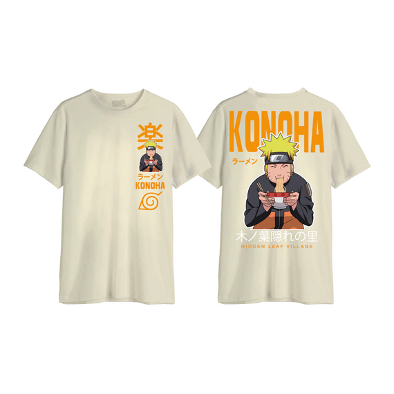 NARUTO SHIPPUDEN - Konoha Ramen - Oversize T-Shirt Men (XS)