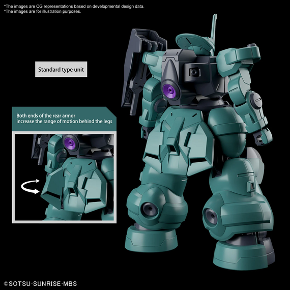 GUNDAM -HG 1/144 Dilanza Standard Type/Charac. A's Dilanza - Model Kit