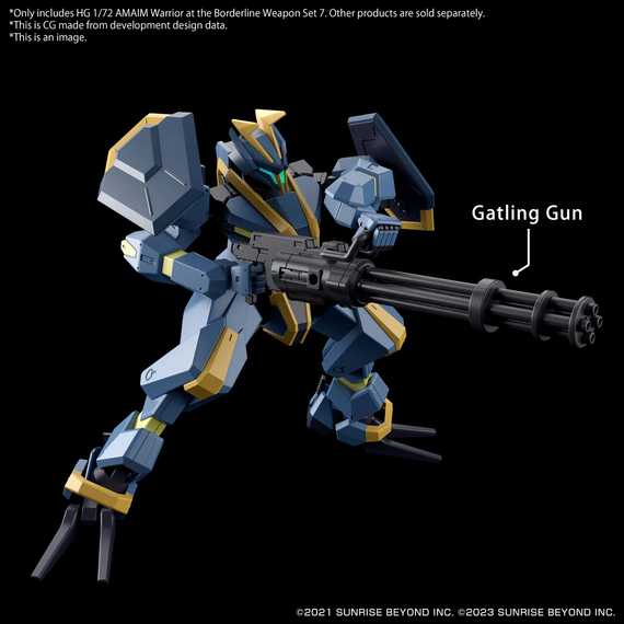 AMAIM - HG 1/72 AMAIM Weapon Set 7 - Model Kit