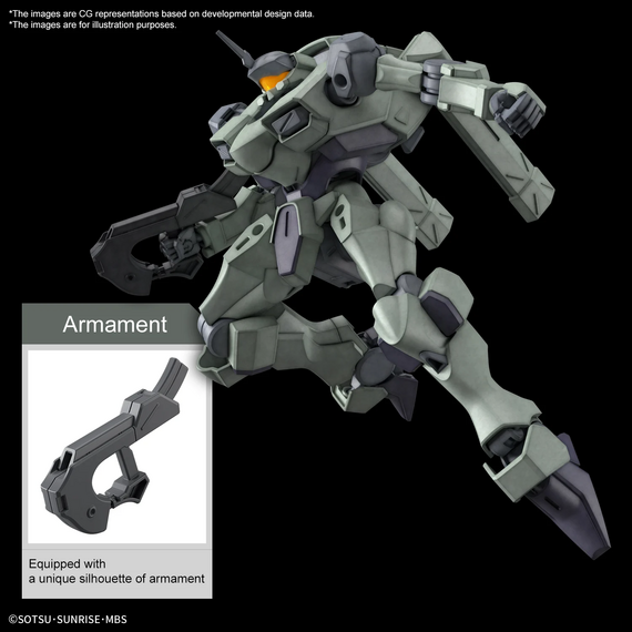 THE WITCH FROM MERCURY - HG 1/144 Zowort - Model Kit