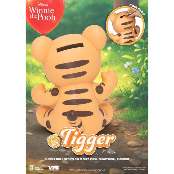 DISNEY - Tigger - Bank Cuddly Doll 12cm