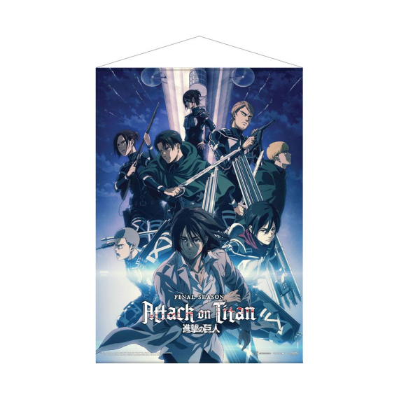 ATTACK ON TITAN : THE FINAL SEASON - Visual 2 - Wallscroll 50X70cm