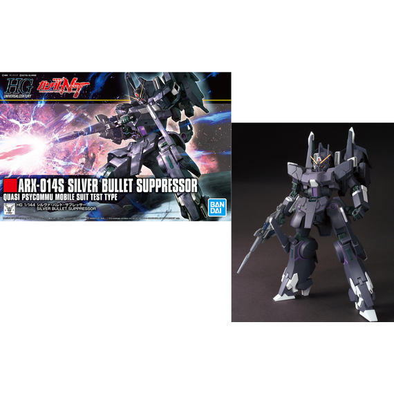 GUNDAM - HGUC 1/144 Silver Bullet Suppressor - Model Kit 13cm