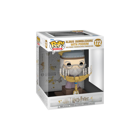 HARRY POTTER 3 - POP Deluxe N° 172 - Dumbledore with Podium