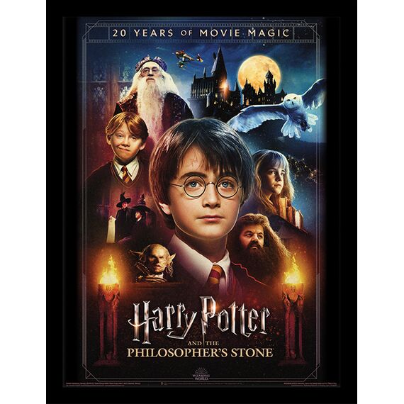 HARRY POTTER - 20 Years Of Movie Magic - Framed Print 30x40cm
