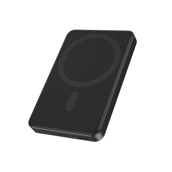 Gembird PB05-WPC15M-01 Magnetic wireless powerbank 15 W, 5000 mAh, black
