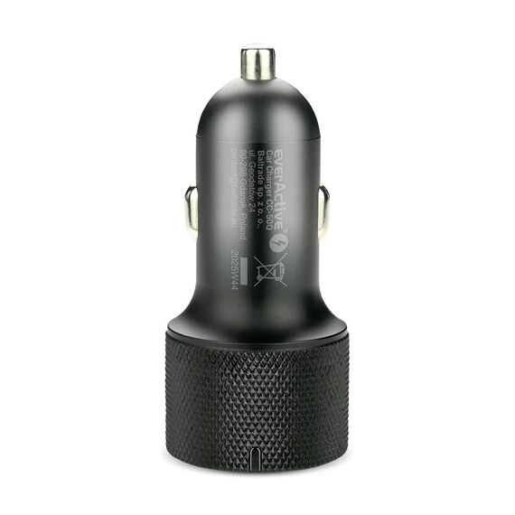 Car charger everActive CC-50Q USB QC3.0 + USB-C PD 75W