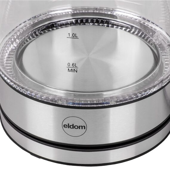 ELDOM C420 KETTY GLASS CORDLESS KETTLE 1.7 L 2200 W