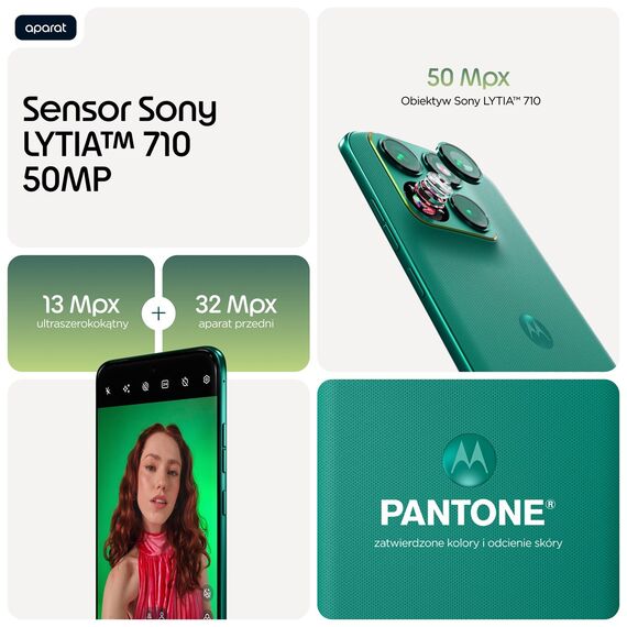 Motorola Moto Edge 70 Fusion 5G 8/256 GB Sport Green (green) smartphone