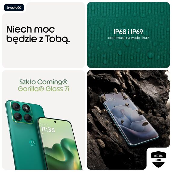 Motorola Moto Edge 70 Fusion 5G 8/256 GB Sport Green (green) smartphone