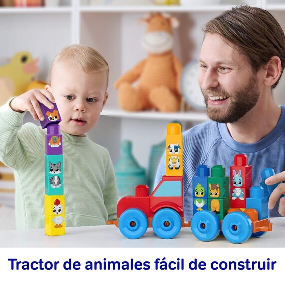 Mega Blocks – Build & Match Animal Tractor (JKG33) / Toys