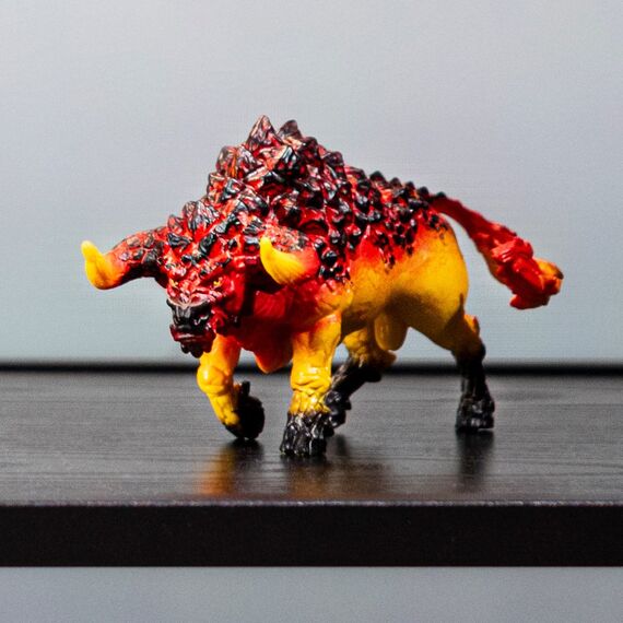Schleich - Eldrador Creatures - Fire Bull (42493) / Toys