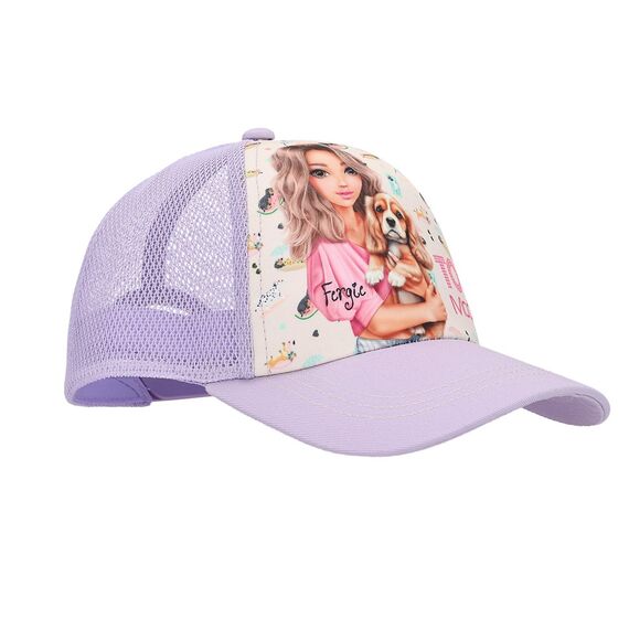 Topmodel - Printed Cap SUNNY DOG - Purple and Light Yellow / Toys