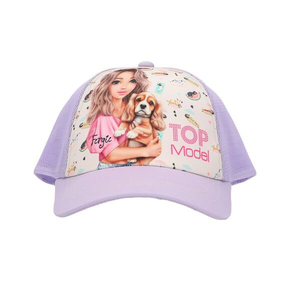 Topmodel - Printed Cap SUNNY DOG - Purple and Light Yellow / Toys