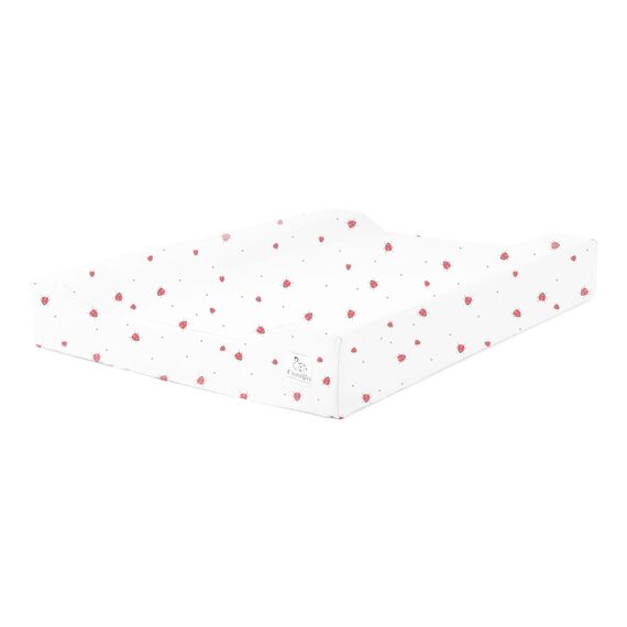 Vanilla Copenhagen - Changing Mat - Lady Lovebug - Milk - 50 x 64 x 9 cm / Baby and Children