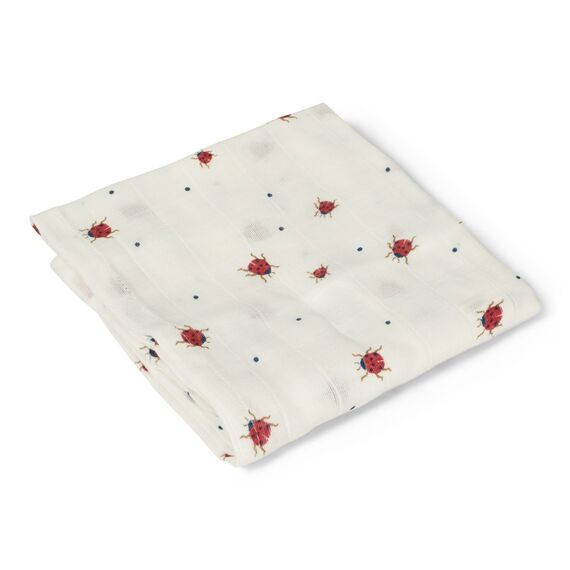 Vanilla Copenhagen - Muslins 6-pack Lady Lovebug - Milk, Beige, Blue - 70 x 70 cm / Baby and Children
