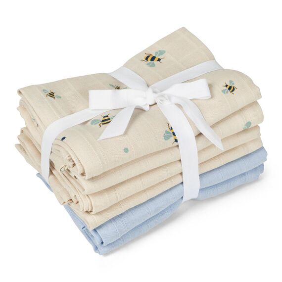 Vanilla Copenhagen - Muslins 6-pack - Milk, Beige, Rose - 70 x 70 cm / Baby and Children