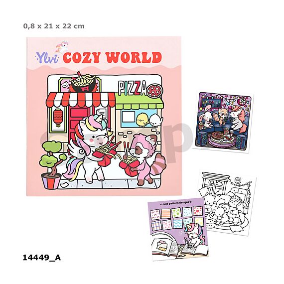 Ylvi - COZY World Colouring Book (0414449) / Toys