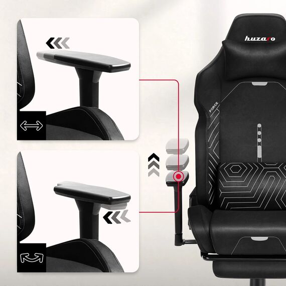 Huzaro Force 8.1 Black Gaming Chair