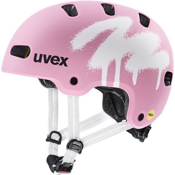 UVEX Kid 4 Style MIPS kids’ cycling helmet, spray strawberry matt
