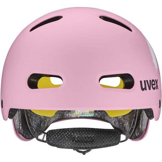 UVEX Kid 4 Style MIPS kids’ cycling helmet, spray strawberry matt
