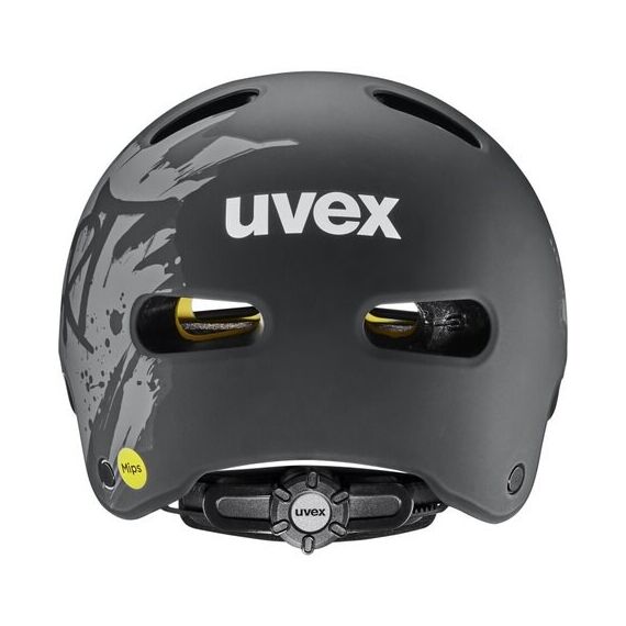 UVEX Kid 4 Style MIPS kids’ cycling helmet, dirt black matt
