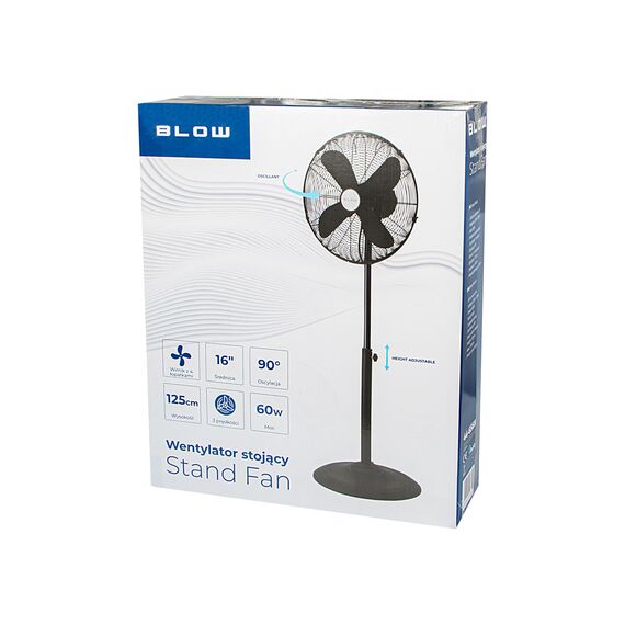 Floor fan 18"/45cm 200W circulator COPPER Gold
