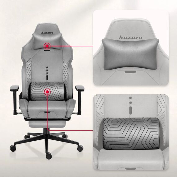 Huzaro Force 8.1 Grey Gaming Chair