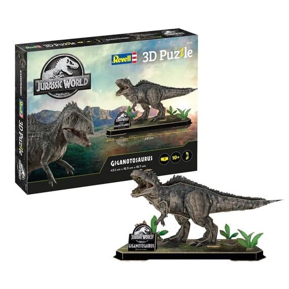 JURASSIC WORLD - Giganotosaurus - Puzzle 3D 60pcs