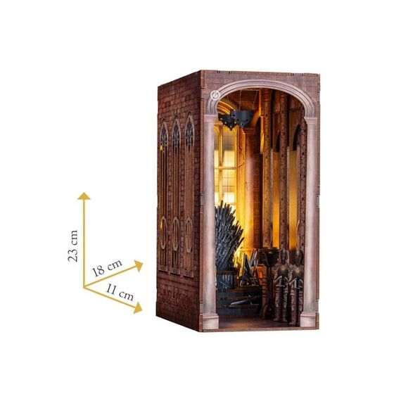 GAME OF THRONES - BOOK NOOK KIT - Iron Throne - 91pc + LED Light