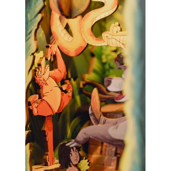 DISNEY - BOOK NOOK KIT - Jungle Book - 68pc + LED Light