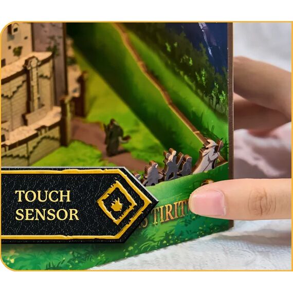 LORD OF THE RING - BOOK NOOK KIT - Minas Tirith - 134pc + LED Light