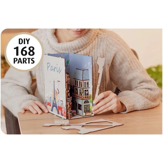 BOOK NOOK KIT - Paris - 168pc + LED Light