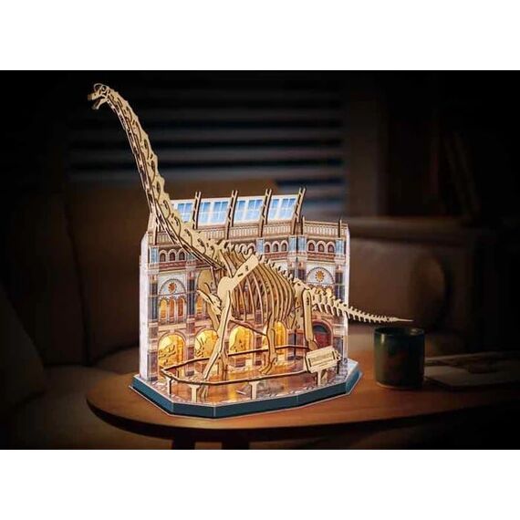 NATURAL MUSEUM - BOOK NOOK KIT - Brachiosaurus - 216pc + LED Light