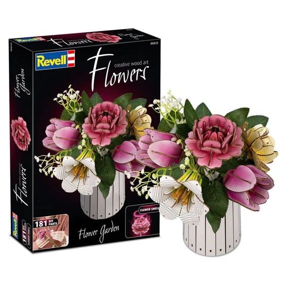 WOODEN FLOWER - Flower Garden - 181pc