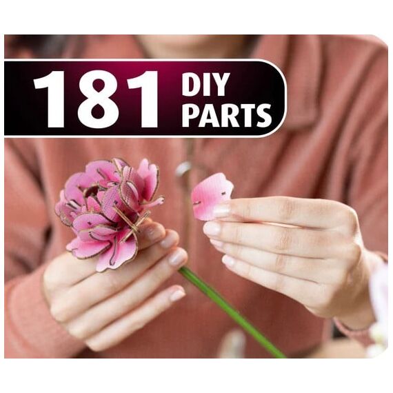 WOODEN FLOWER - Flower Garden - 181pc
