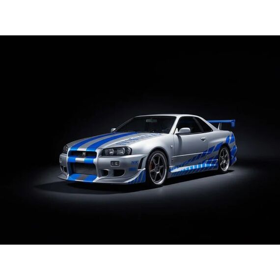 2 FAST 2 FURIOUS - Nissan Skyline GT-R 34 -Model Kit Click System 1/16