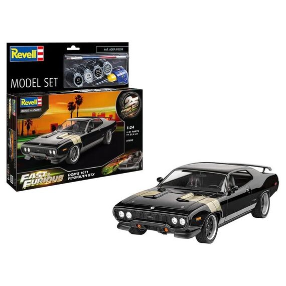 FAST & FURIOUS - Dominic's 1971 Plymouth GTX - Model Kit 1/24