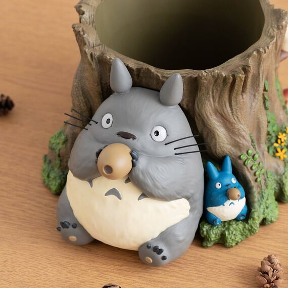 MY NEIGHBOR TOTORO - Totoro tree trunk - Planter Diorama 18.5cm