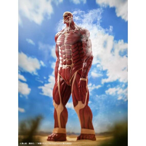 ATTACK ON TITAN - Colossal Titan - Figurine Mega Sofvi 63cm