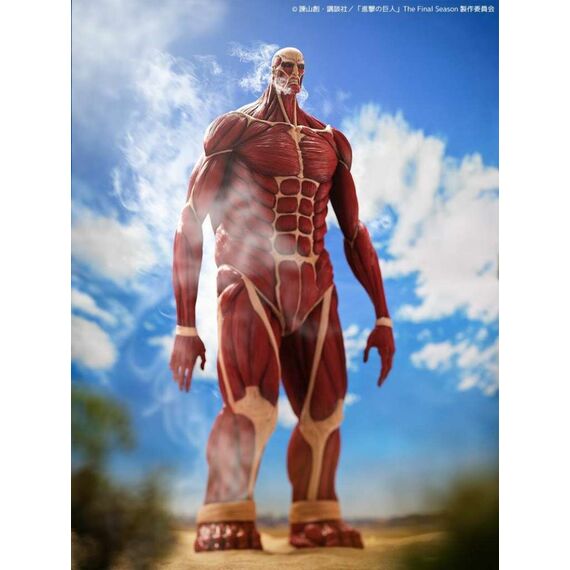 ATTACK ON TITAN - Colossal Titan - Figurine Mega Sofvi 63cm